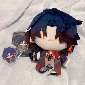 Honkai Star Rail HSR 星穹铁道 Blade Plush Pin Keychain Set